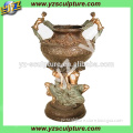 Indian antique cast brass vases for home decoration